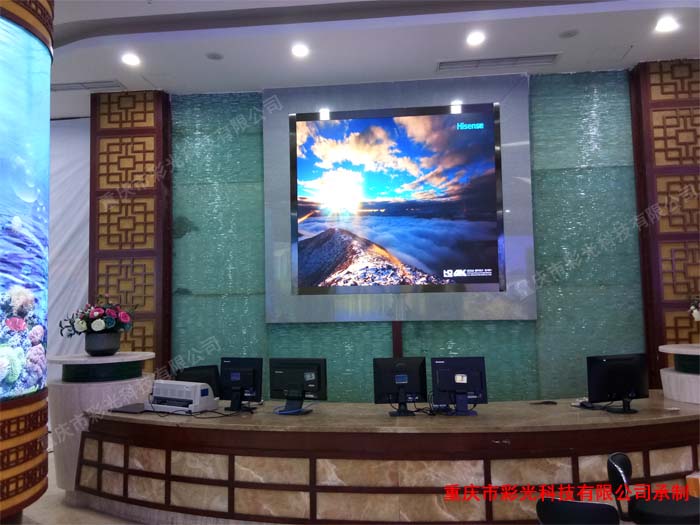 陳家坪汽車集散中心室內P1.8LED顯示屏